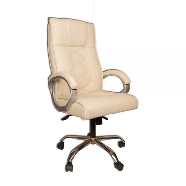 High Back Revolving Boss Chair White